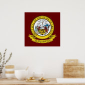 Arkansas Seal Poster (Keuken)