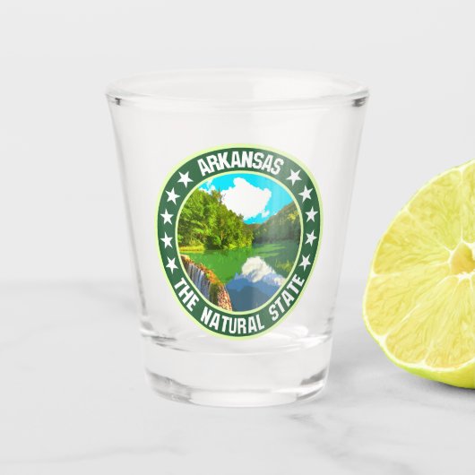 Arkansas Shot Glas (Voorkant)