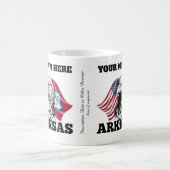 Arkansas State Flag Custom Design Koffiemok (Center)