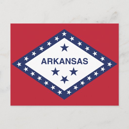 Arkansas State Flag Diamond & Stars Briefkaart (Voorkant)