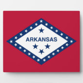 Arkansas State Flag Plaque Fotoplaat (Voorkant)