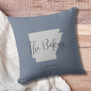 Arkansas State Outline Familienaam Sierkussen