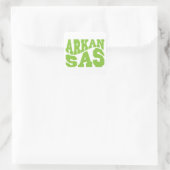 Arkansas - State Pride Vierkante Sticker (Tas)
