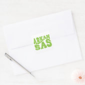 Arkansas - State Pride Vierkante Sticker (Envelop)