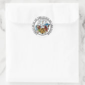 Arkansas State Seal Ronde Sticker (Tas)