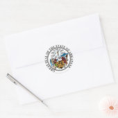 Arkansas State Seal Ronde Sticker (Envelop)