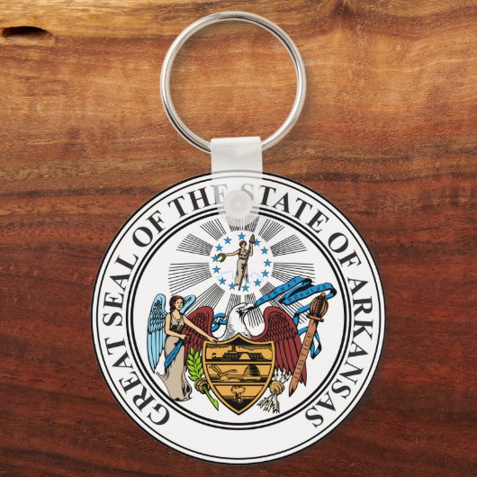 Arkansas State Seal Sleutelhanger (Voorkant)