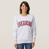 Arkansas State Vintage College Style Sweatshirt (Devant entier)