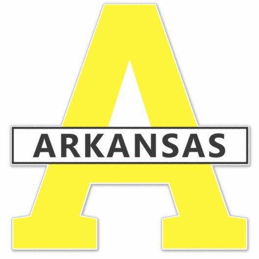 Arkansas Sticker (Voorkant)