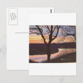 Arkansas Sunset Painting Briefkaart (Voorkant / Achterkant)