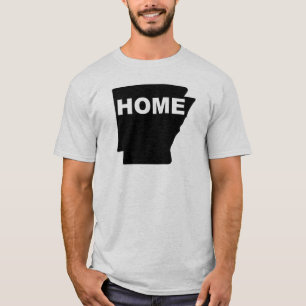 Arkansas Thuis Weg Van Staat T-Shirt Tees