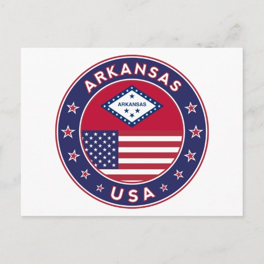 Arkansas, Verenigde Staten Briefkaart (Voorkant)
