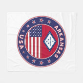 Arkansas, Verenigde Staten Fleece Deken (Voorkant (Horizontaal))