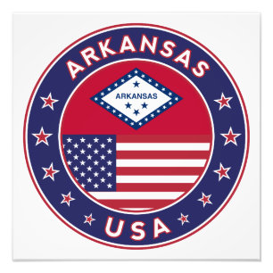 Arkansas, Verenigde Staten Foto Afdruk