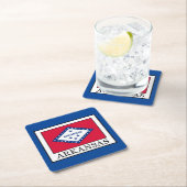 Arkansas Vierkante Kartonnen Onderzetter (Insitu)