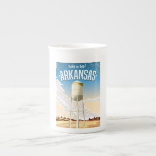 Arkansas vintage reisposter porselein kop