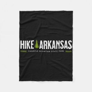 Arkansas Wandel Pinnacle Mountain State Park Retro Fleece Deken