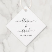 Arkansas welkomsttas cadeau Labels voor bruiloft w (Achterkant)