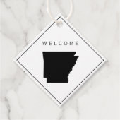 Arkansas welkomsttas cadeau Labels voor bruiloft w (Voorkant)