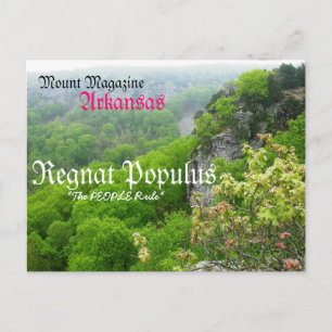 Arkansas/zet het Briefkaart van het Tijdschrift op