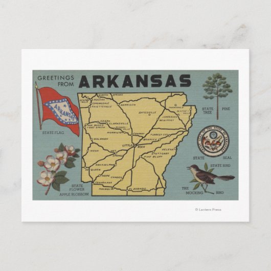 ArkansasLarge Letter ScenesArkansas 2 Briefkaart (Voorkant)