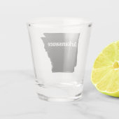Arkansauce Shot Glas (Achterkant)