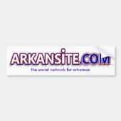 ARKANSiTE.COM-sticker Bumpersticker (Voorkant)