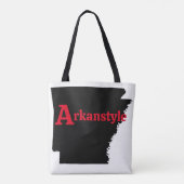 Arkanstyle rode tekst draagtas (Achterkant)
