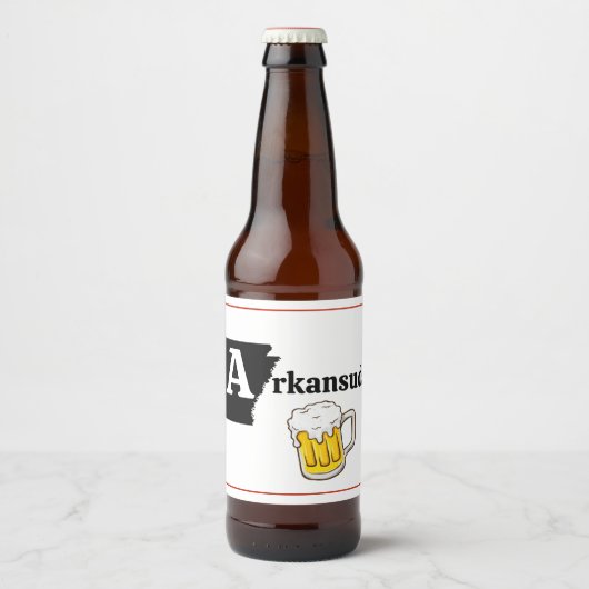 Arkansuds Mok Bier Etiket (Voorkant)