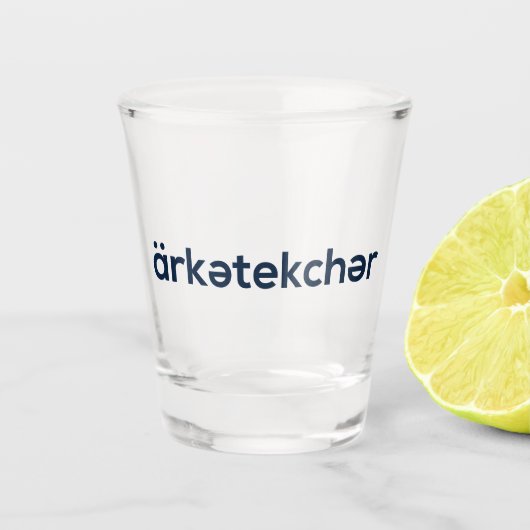 Arketekcher Shot Glass Shot Glas (Voorkant)