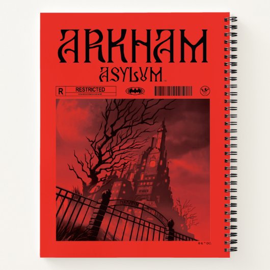 Arkham Asylum: Beperkt Notitieboek (Achterkant)