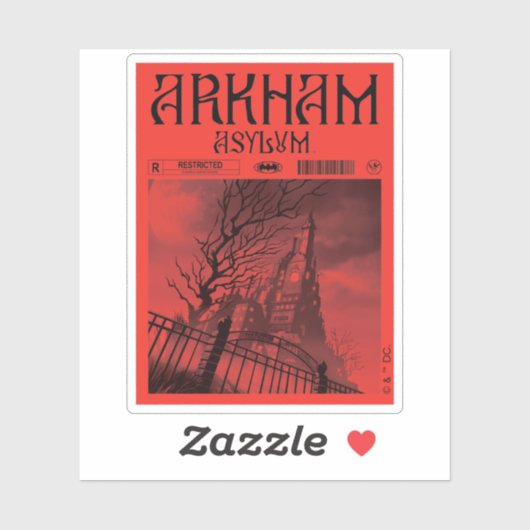 Arkham Asylum: Beperkt Sticker (Vel)