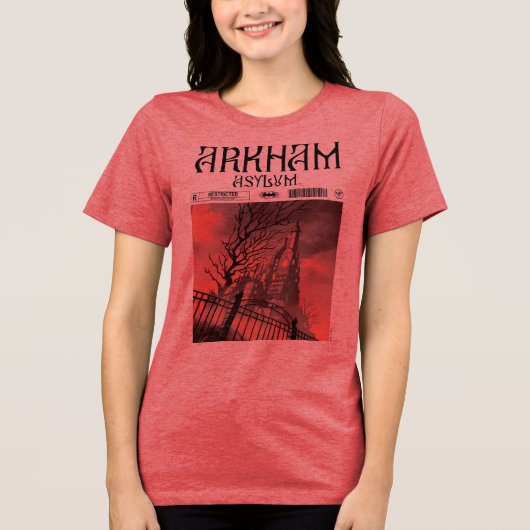 Arkham Asylum: Beperkt Tri-Blend Shirt (Voorkant)