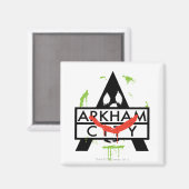Arkham City Icon w/ Joker marks 2 Magneet (Voorkant / Achterkant)