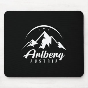 Arlberg Oostenrijk Ski Resort Snowboarding Sou Muismat