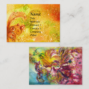 ARLECCHINA Violin Player, muziek, theaterartiest, Visitekaartje