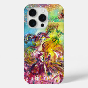 ARLECCHINA VIOLINIST / Venetiaanse carnavalmaskers iPhone 15 Pro Case