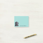 Arleigh in Sun Final Post merkt het op Post-it® Notes (Op bureau)