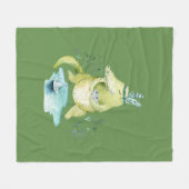 Arlena de Alligator Fleece Deken (Voorkant (Horizontaal))