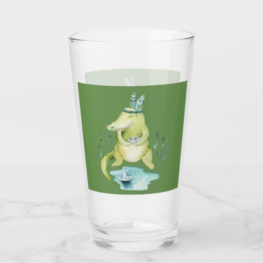 Arlena de Alligator Glas (Achterkant)