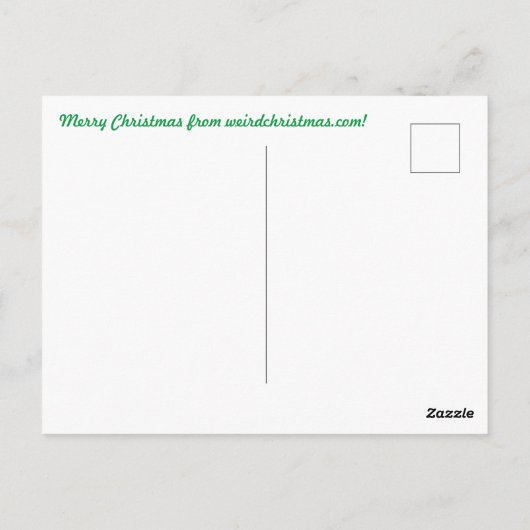 Arlequin, Père Noël, Carte postale Père Noël (Dos)