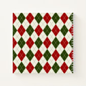Arlequin Vintage de Noël Plaid | CARNET (Dos)