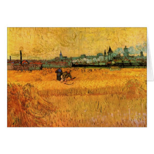 Arles: Uitzicht van Wheat Fields door Vincent van 