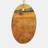 Arles: Uitzicht van Wheat Fields door Vincent van Keramisch Ornament (Links)