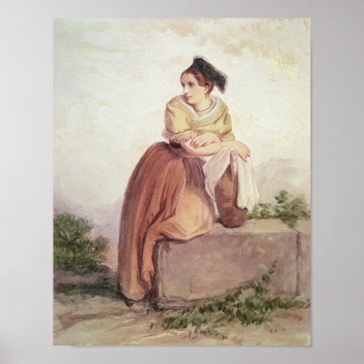 Arlesienne uit de tijd van Daudet en Bizet Poster (Voorkant)