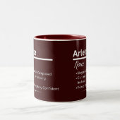 Arlette Personalized Girl Name Meaning Coffee Mug (Centre)