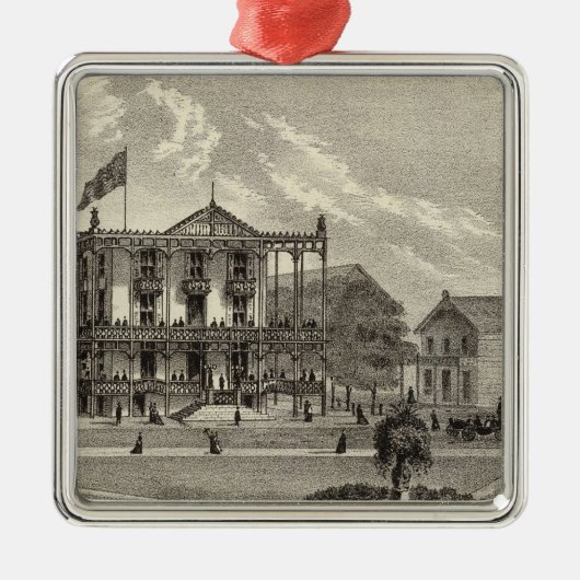 Arlington House, Ocean Grove, NJ Metalen Ornament (Voorkant)