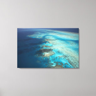 Arlington Reef, Great Barrier Reef Marine Park Canvas Afdruk