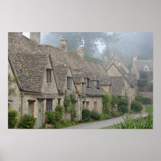 Arlington Row, affiche de Bibury (Devant)