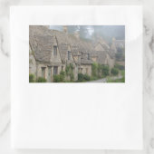 Arlington Row, Bibury autocollant rectangulaire (Sac)